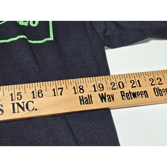 Vintage Postage Stamp Graphic T-Shirt Men's L Holly Michigan Indie - Picture 4 of 5